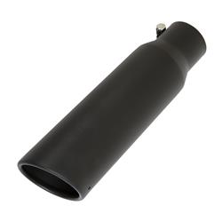 SR 2.5 in. Black Exhaust Tip 12.0 in. Long